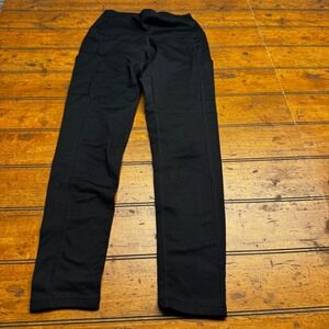 aerie Black High-Waist Leggings with Side Pockets